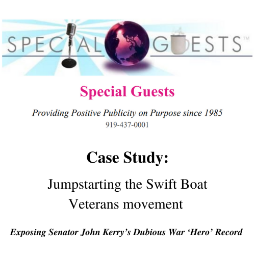 Jumpstarting the Swift Boat Veterans movement